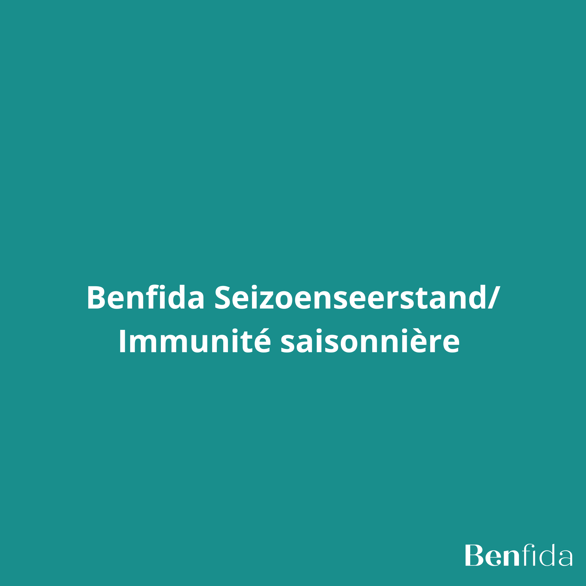 Benfida Seizoensweerstand protocol